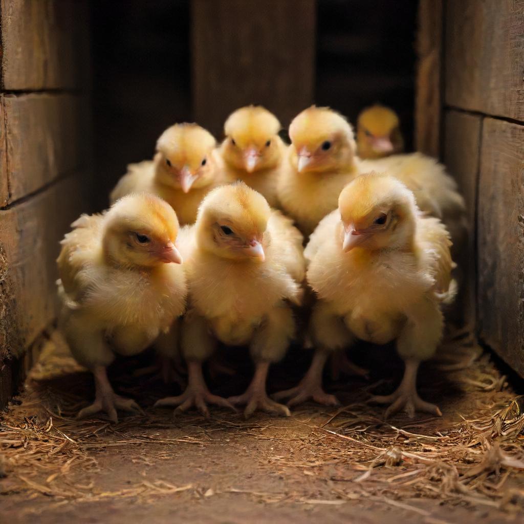 how cold can 4 week old chickens tolerate